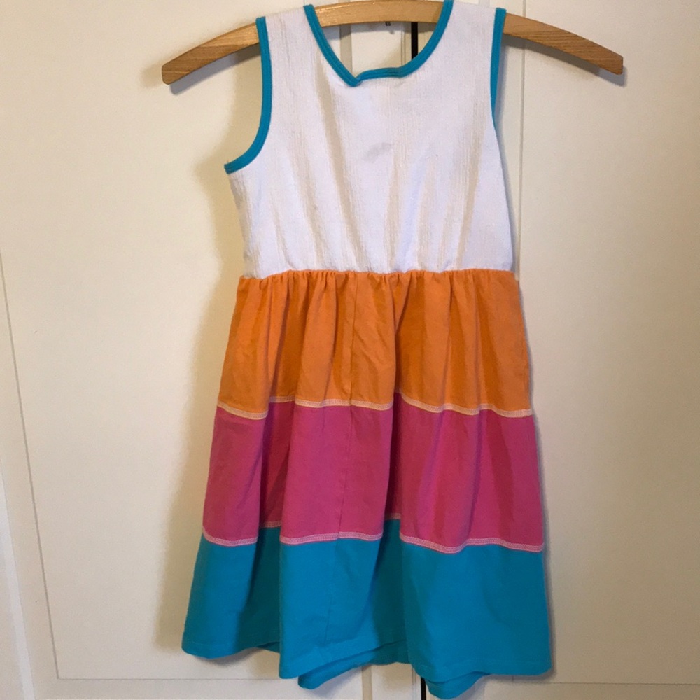 Jona Michelle embroidered multi colored dress 5t - Picture 4 of 4